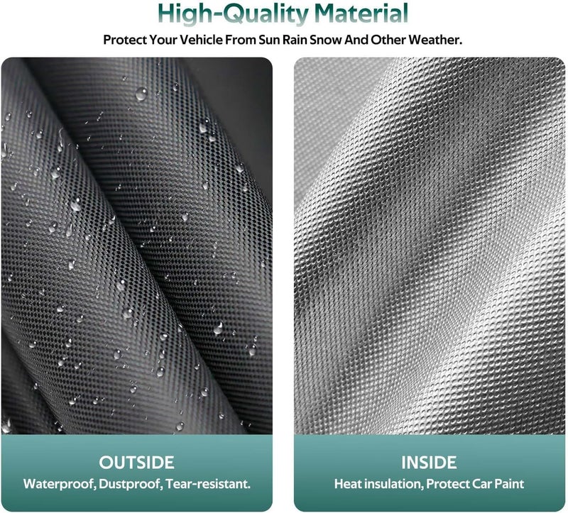Molebt SUV Car Cover Custom Fit for Subaru Outback(1994-2025), Waterproof All Weather for Automobiles, Outdoor Full Cover with Windproof Clip Straps - Image 2